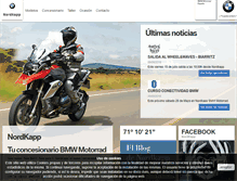 Tablet Screenshot of nordkapp-bmw.com